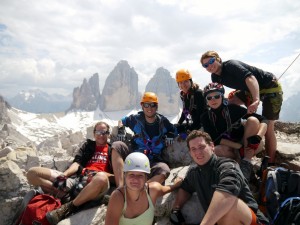 8.7.2013 – DOLOMITY – ferraty Toblinger Knoten/Leiternsteig(2617m.n.m.) a Paternkofel/Innerkoflersteig (2744m.n.m.)
